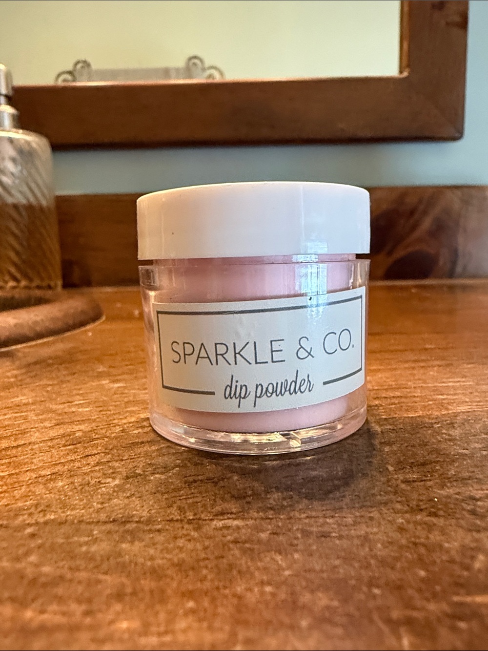 SPARKLE & CO. Umbrella, Ella, Ella Pink Color Shift Nail Dip Powder